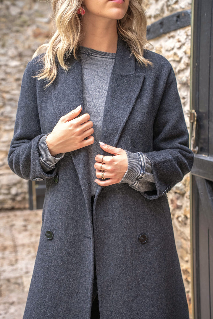 Manteau long en Laine Shilon - Manteaux et vestes