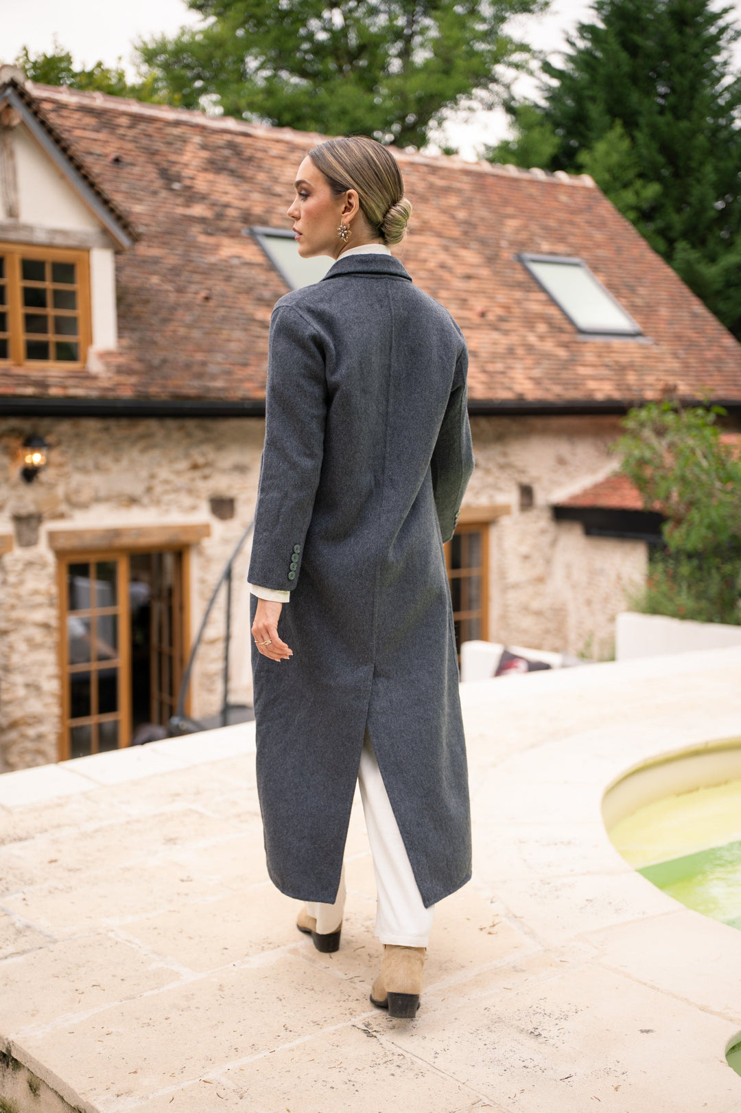 Manteau long en Laine Shilon - Manteaux et vestes