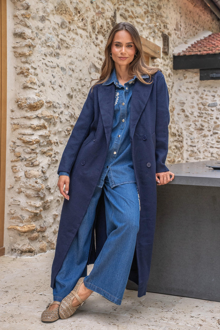 Manteau long en Laine Shilon - Manteaux et vestes