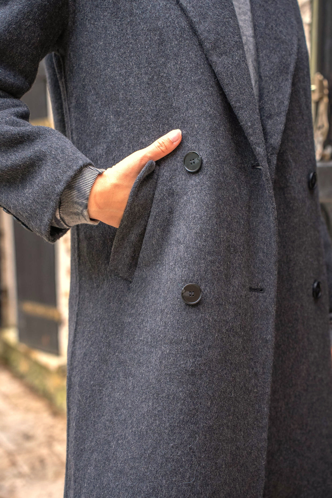 Manteau long en Laine Shilon - Manteaux et vestes