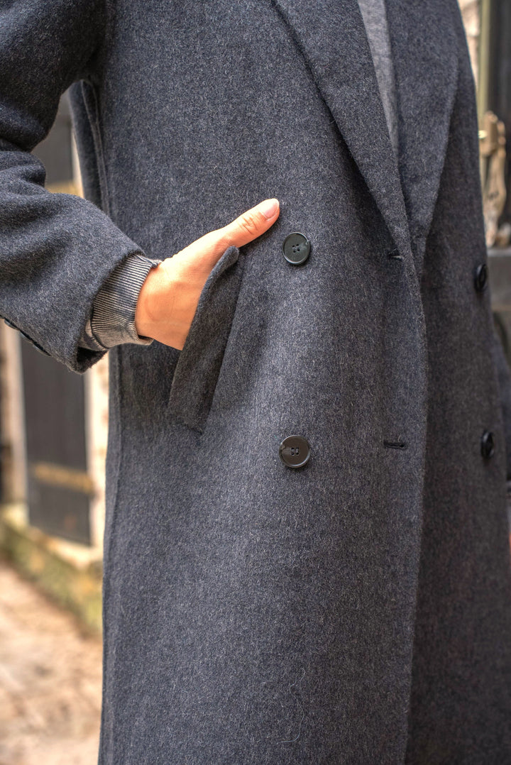 Manteau long en Laine Shilon - Manteaux et vestes