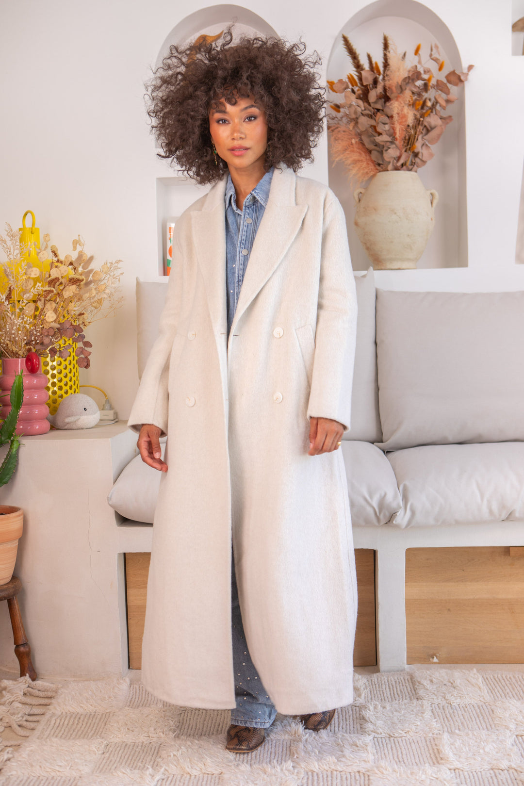 Manteau long en Laine Shilon - Manteaux et vestes