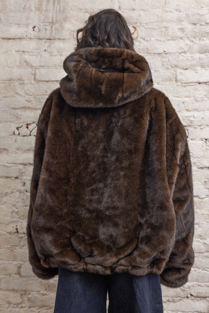 Manteau réversible en fausse fourrure Alba 2688-001