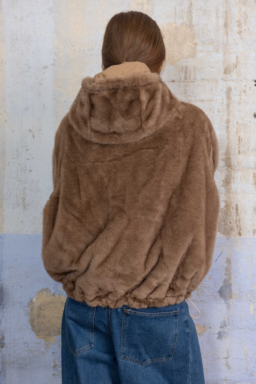Manteau réversible en fausse fourrure Alba 2688-001