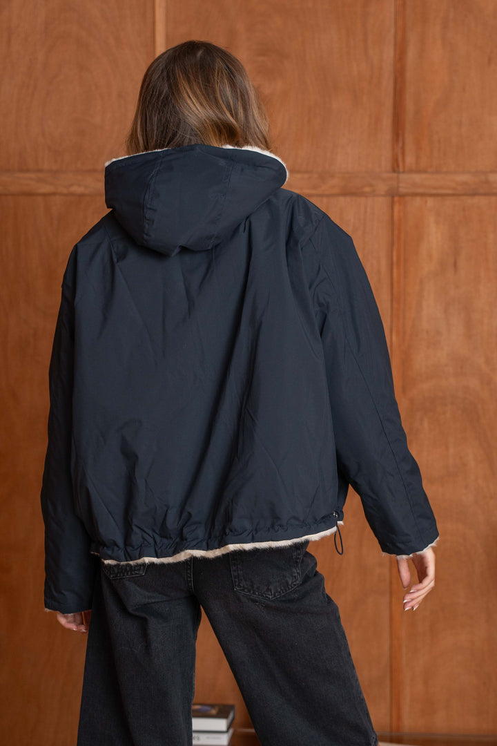 Manteau réversible en fausse fourrure Alba 2688-001