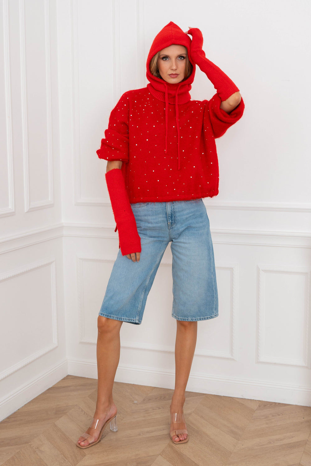 Mitaines longues Molly 2682 - GS2682 / Taille unique / Rouge