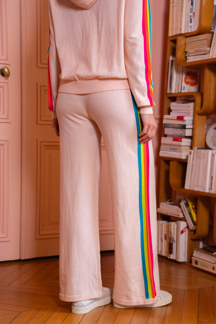 Pantalon à bandes arc en ciel Cali Pantalons
