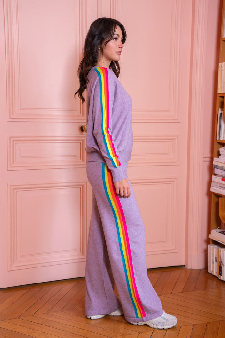 Pantalon à bandes arc-en-ciel Cali - Pantalons