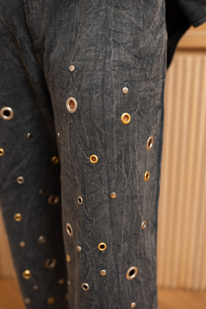 Pantalon Denim à œillets Sano Pantalons