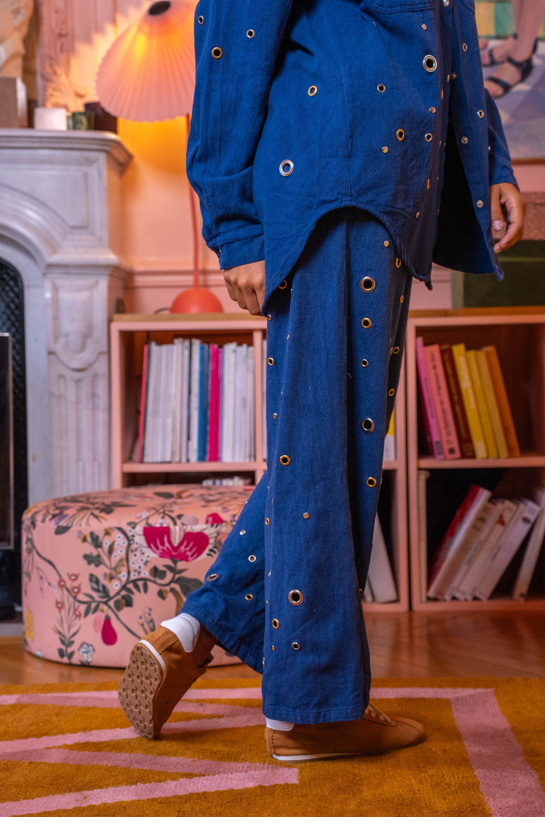 Pantalon Denim à œillets Sano Pantalons