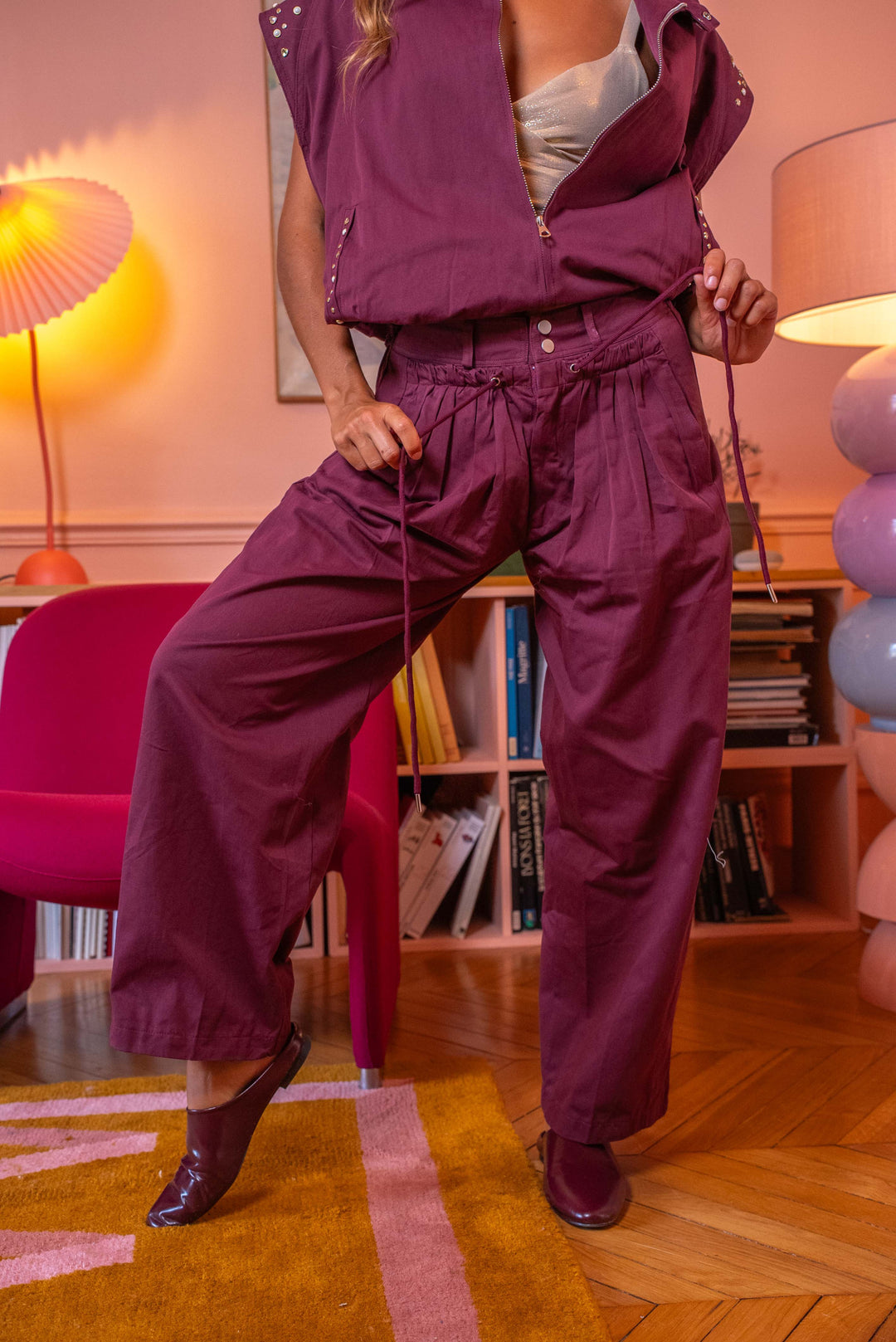 Pantalon en coton Zoe - Pantalons