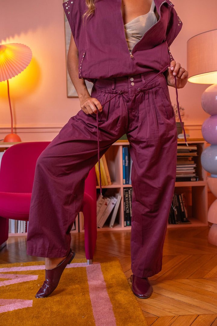 Pantalon en coton Zoe - Pantalons