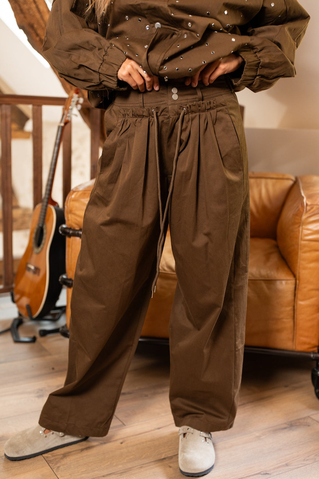 Pantalon en coton Zoe - Pantalons