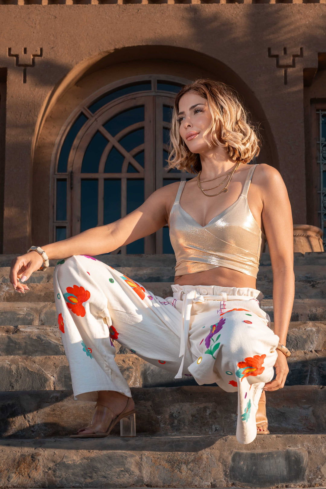 Pantalon Fleuri Bridge - Pantalons