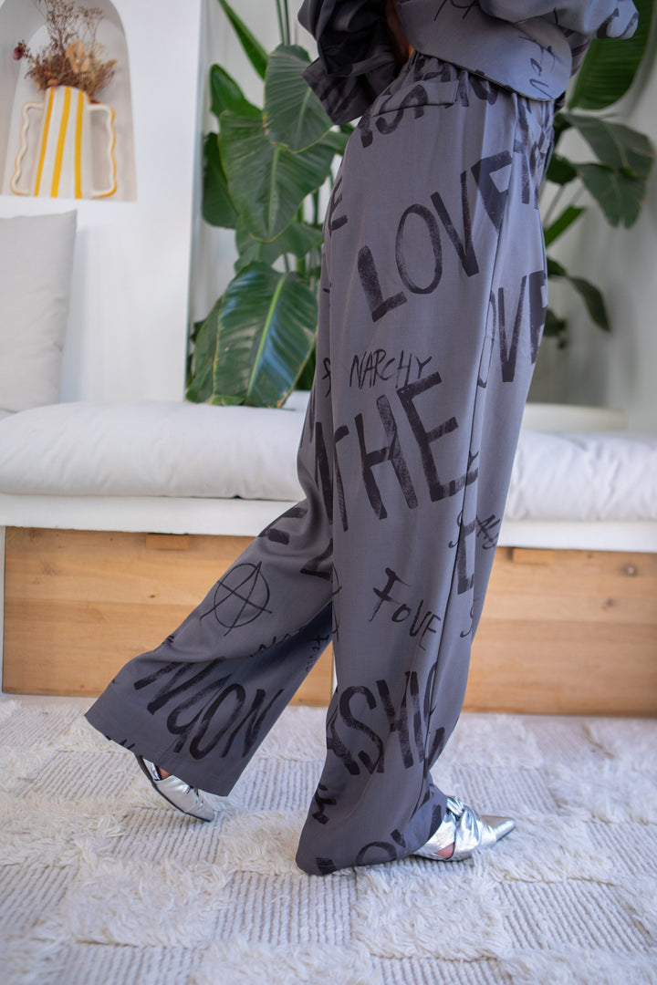 Pantalon imprimé Amy - Pantalons