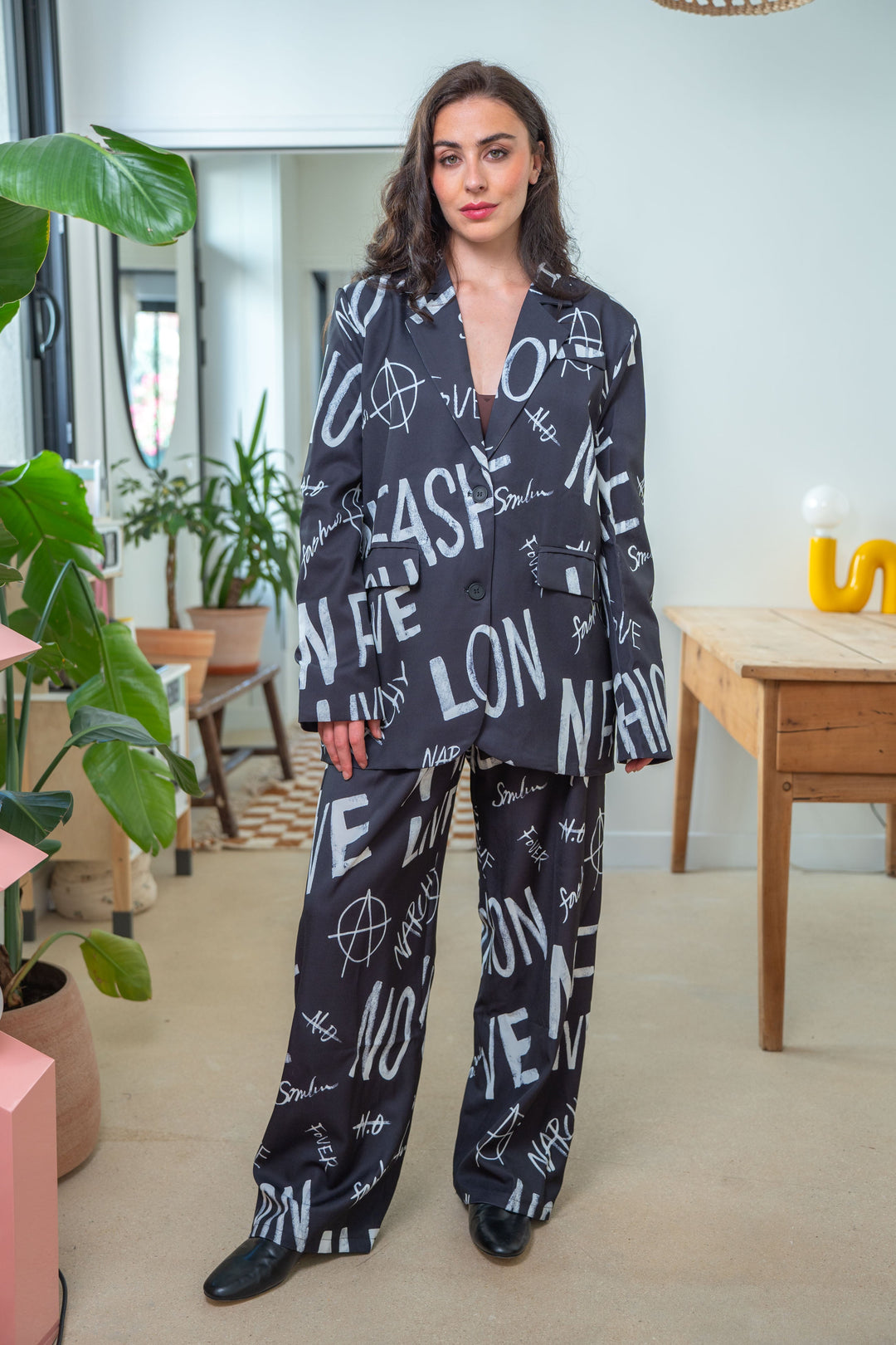 Pantalon imprimé Amy - Pantalons