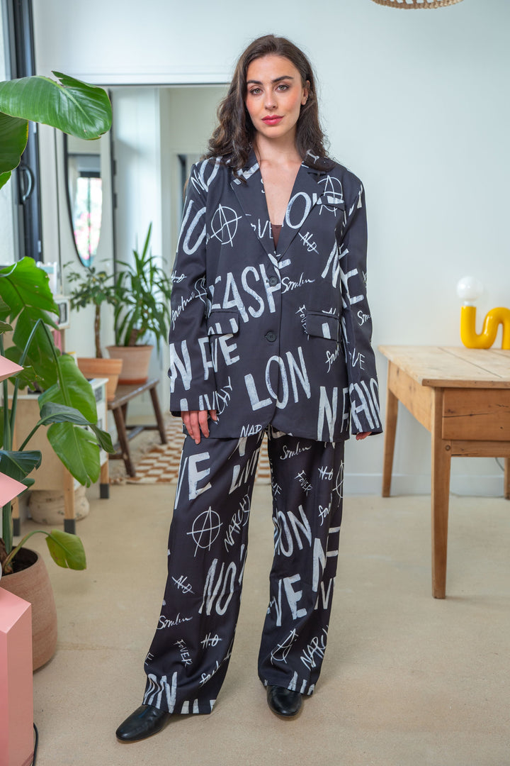 Pantalon imprimé Amy - Pantalons