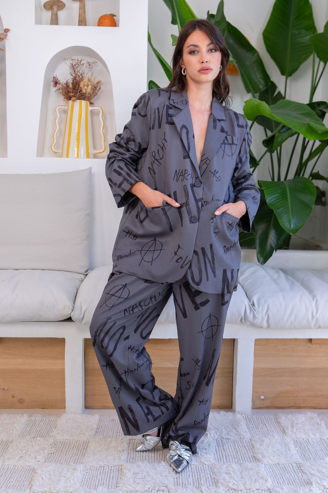 Pantalon imprimé Amy - Pantalons