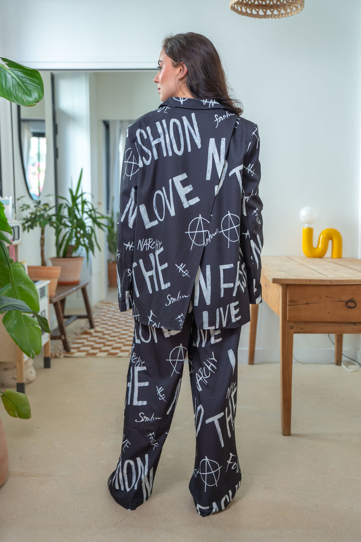 Pantalon imprimé Amy - Pantalons