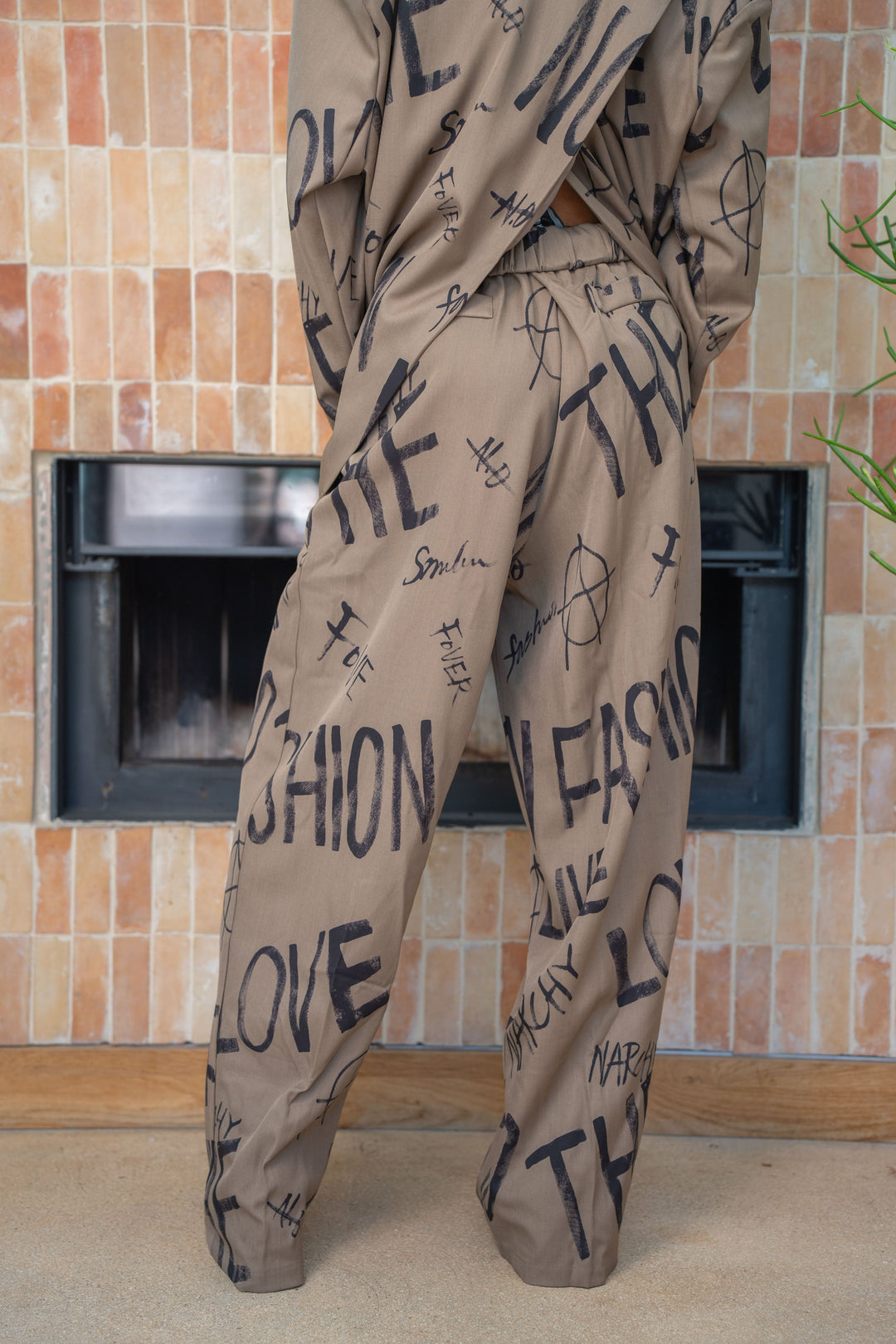 Pantalon imprimé Amy - Pantalons