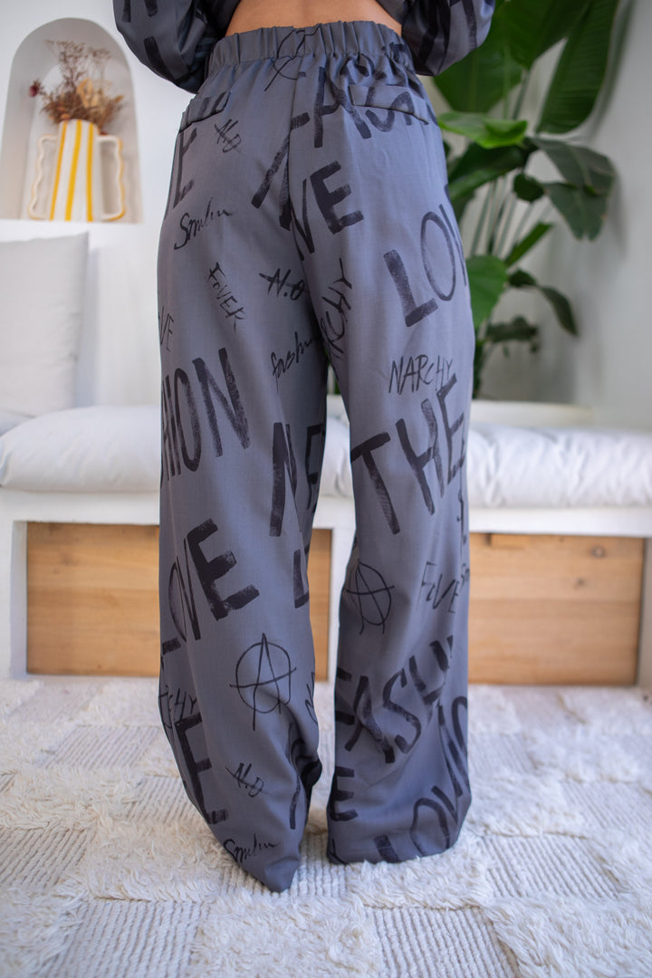 Pantalon imprimé Amy - Pantalons