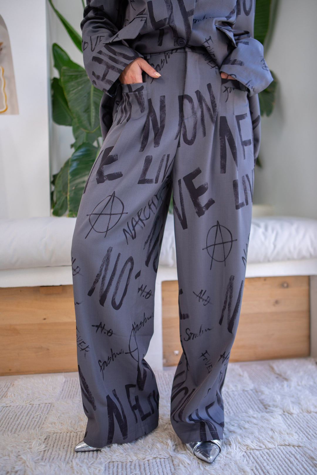 Pantalon imprimé Amy - Pantalons