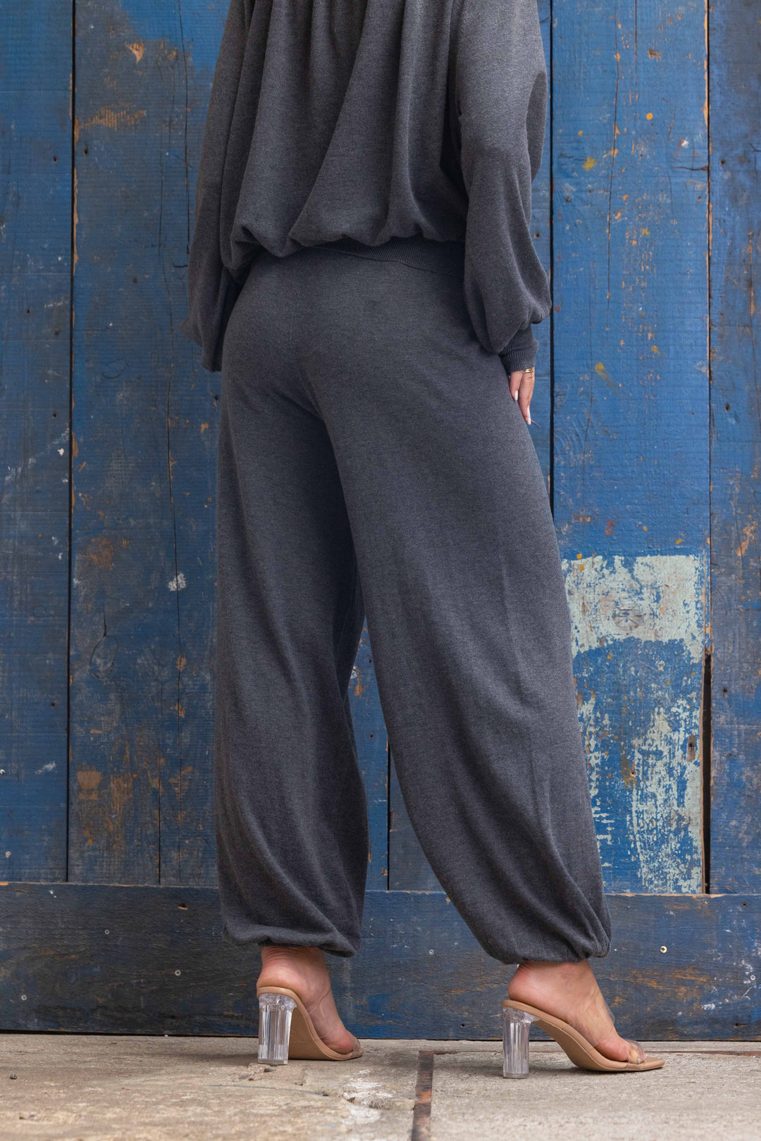 Pantalon Maille Coupe Boule Zoe 26013 - Pantalons