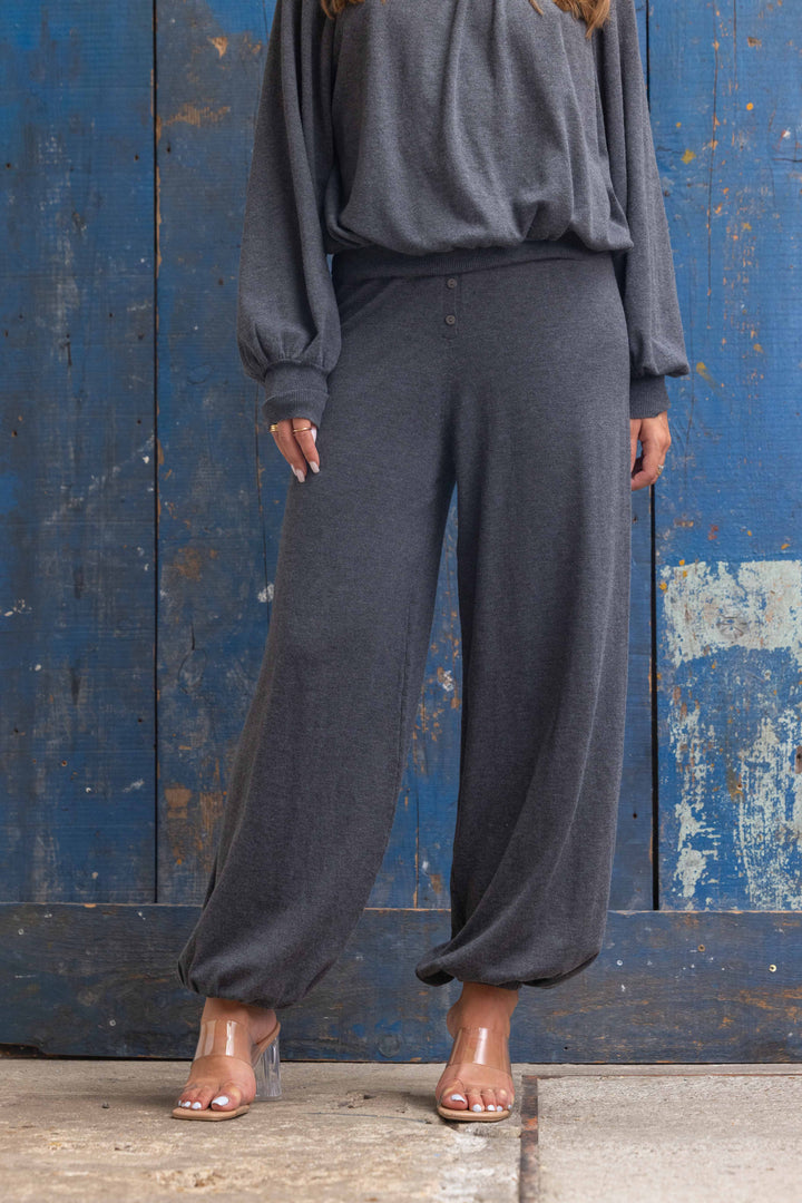 Pantalon Maille Coupe Boule Zoe 26013 - Pantalons