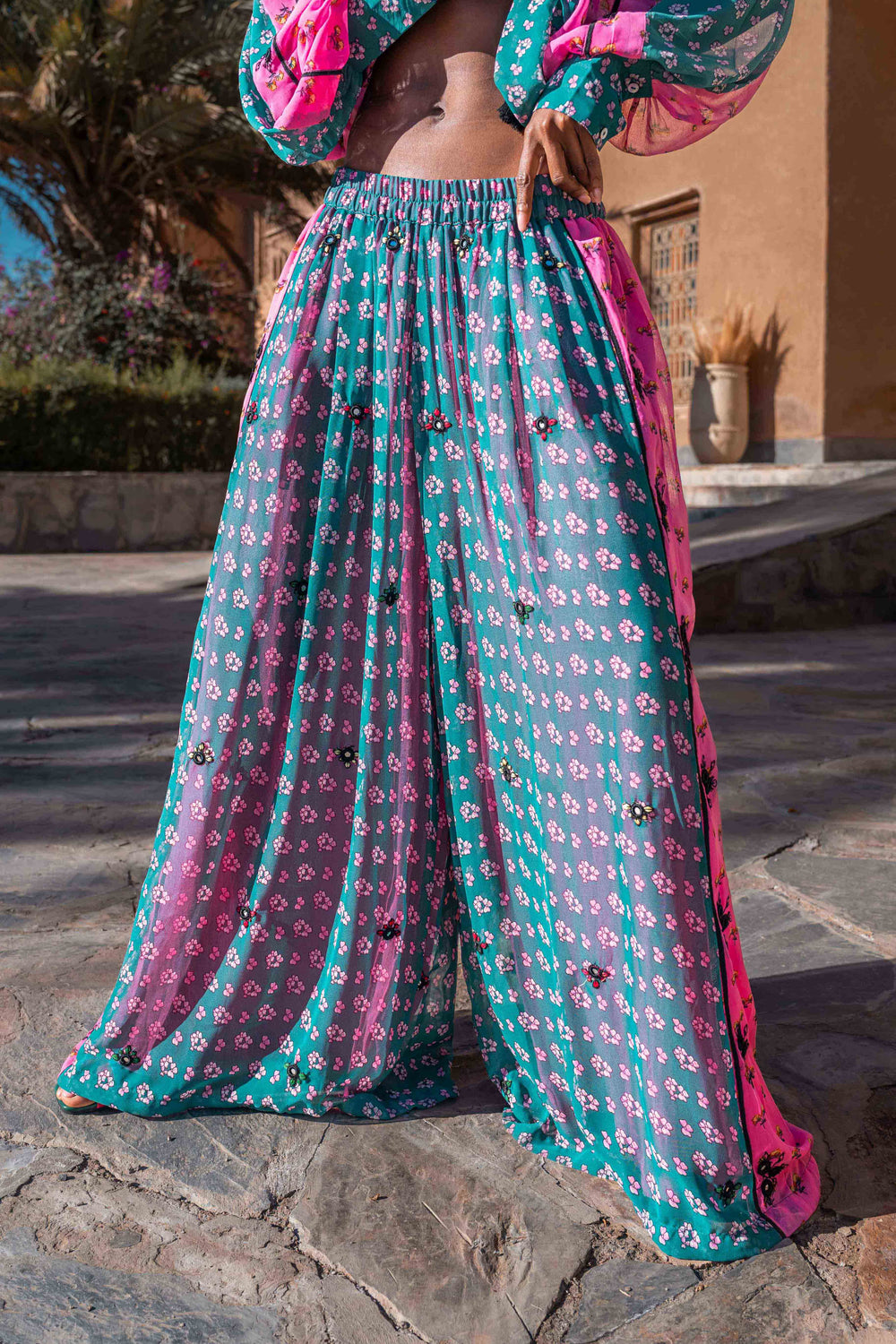 Pantalon miroirs en viscose Bijoux - Pantalons