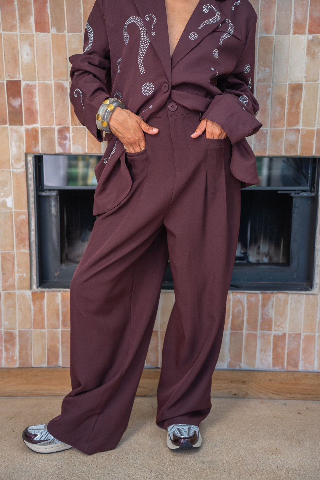 Pantalon palazzo Rose - Pantalons