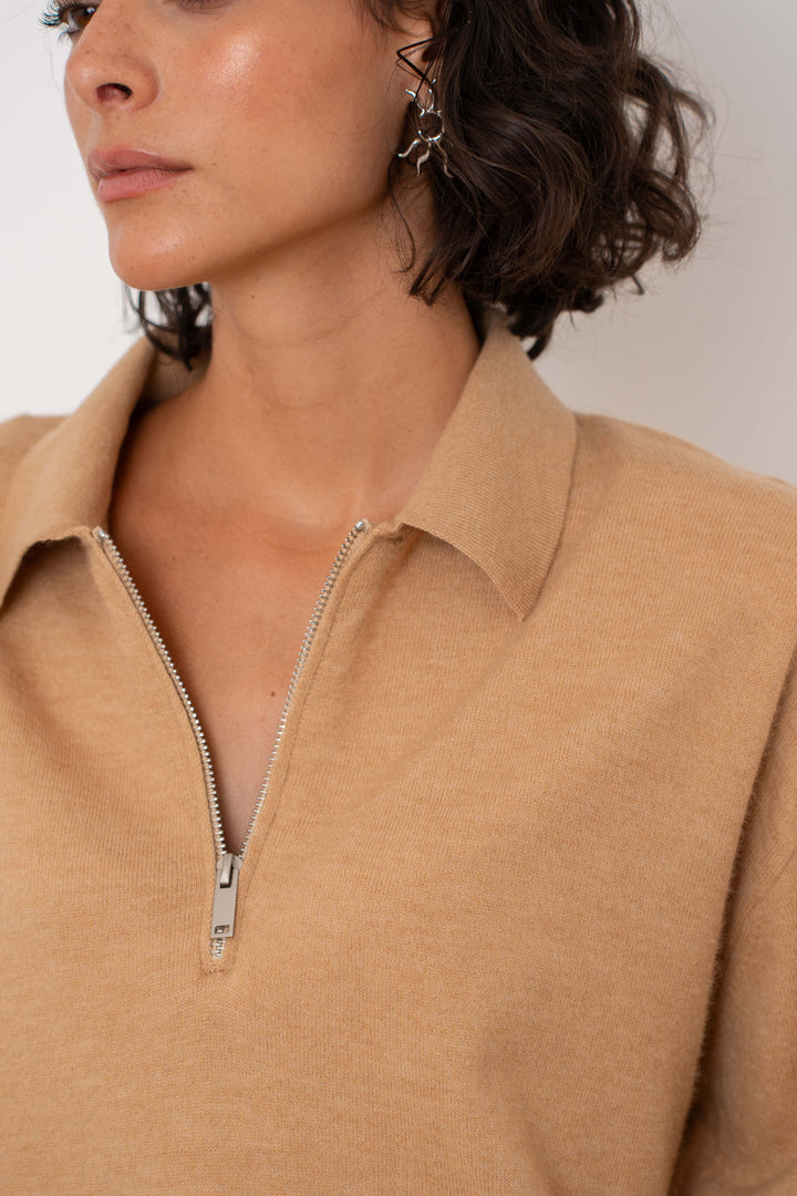 Pull à col zippé Sasha 2687 - GS2687 / Taille unique: 36