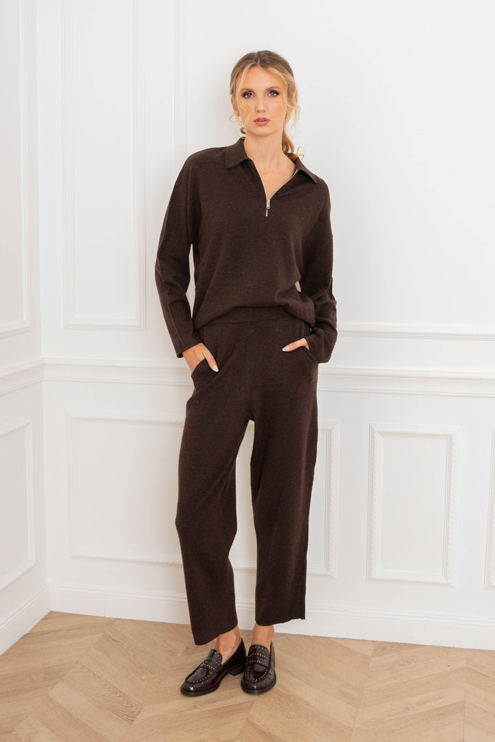Pull à col zippé Sasha 2687 - GS2687 / Taille unique: 36