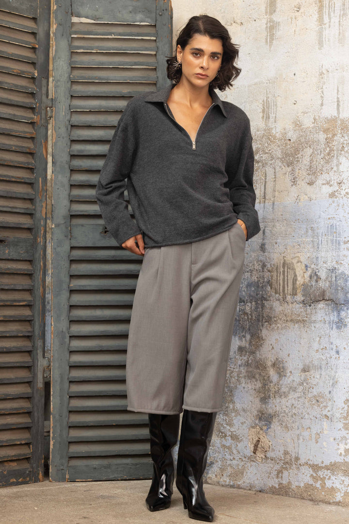 Pull à col zippé Sasha 2687 - GS2687 / Taille unique: 36