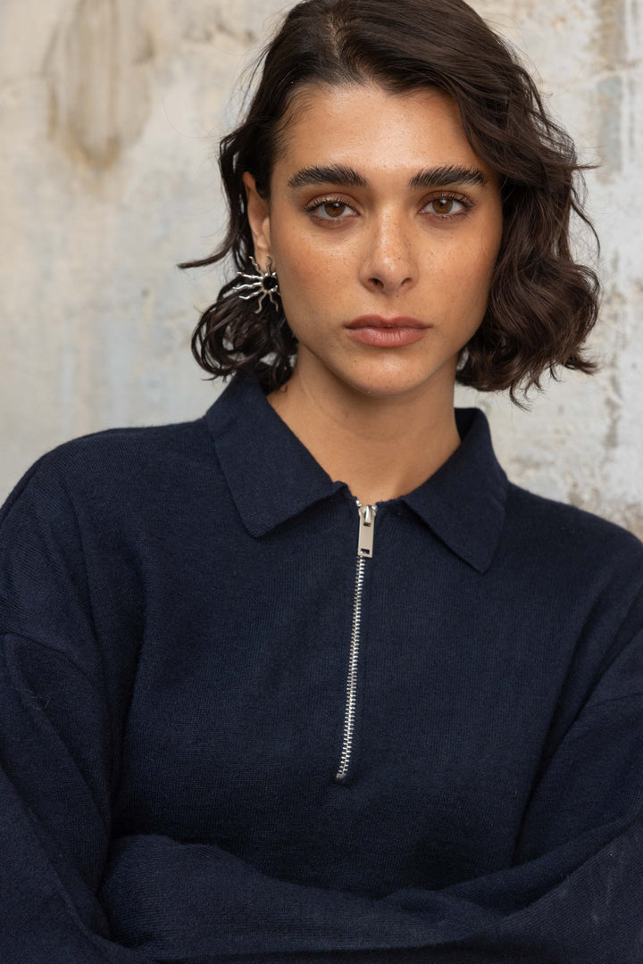 Pull à col zippé Sasha 2687 - GS2687 / Taille unique: 36