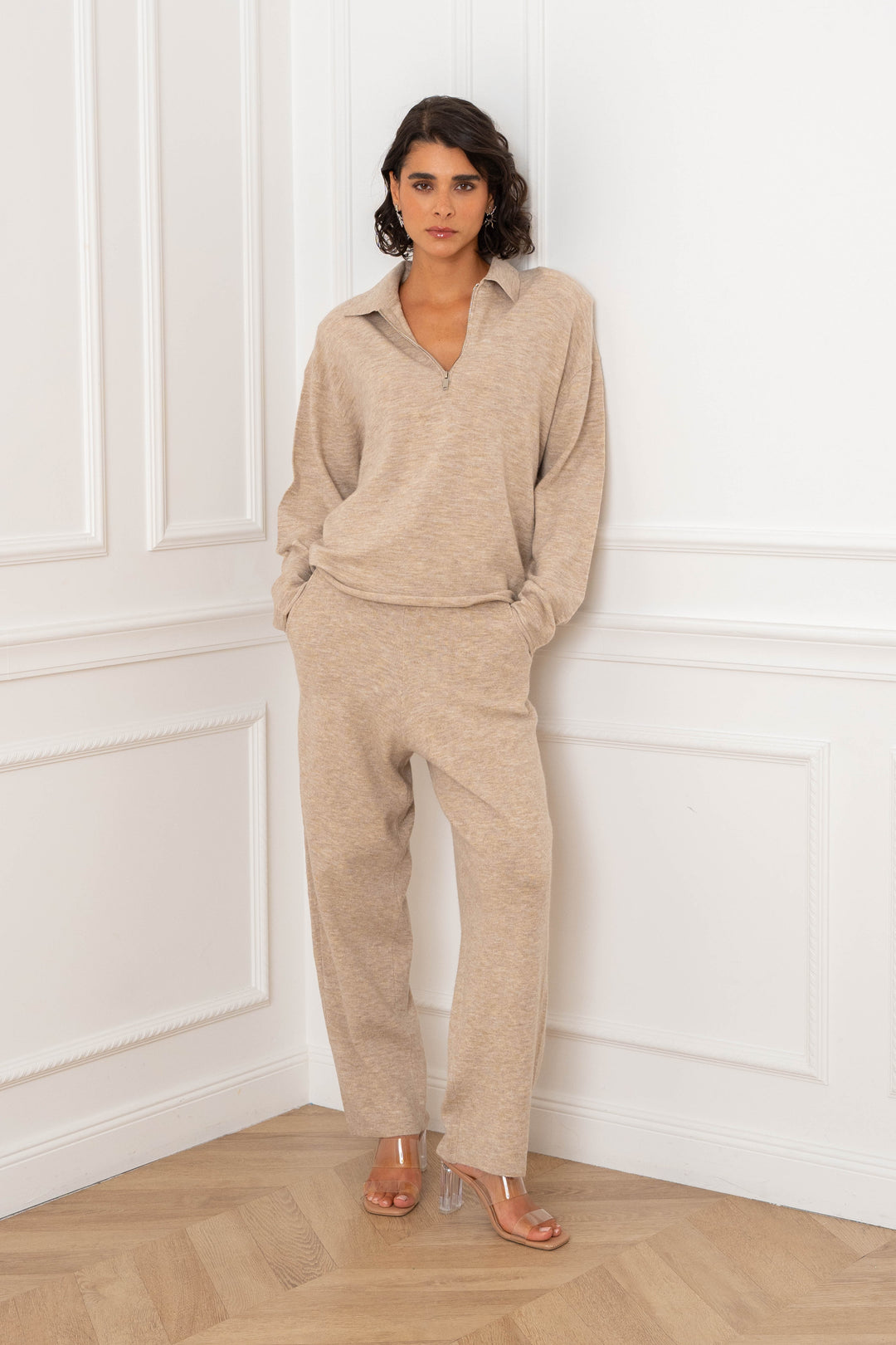 Pull à col zippé Sasha 2687 - GS2687 / Taille unique: 36