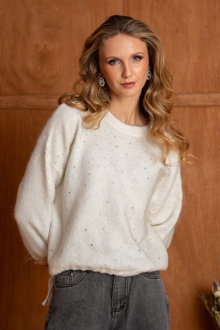 Pull à strass laine cachemire Stella 2630 - GS2630 / Taille