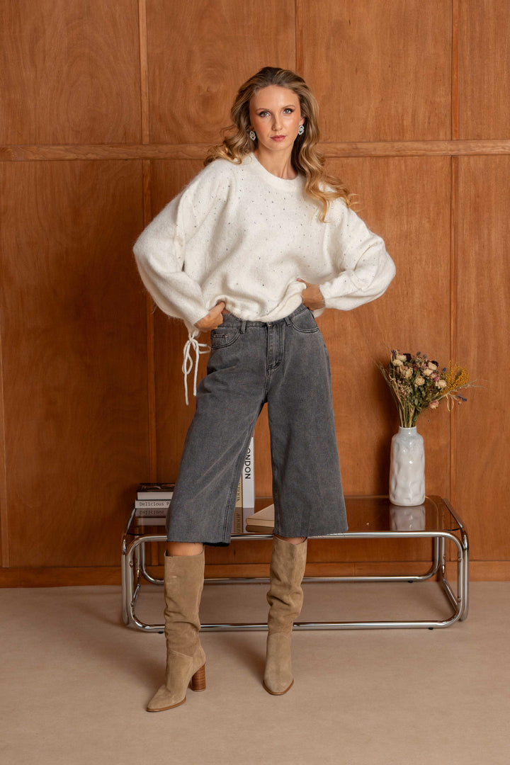 Pull à strass laine cachemire Stella 2630 - GS2630 / Taille