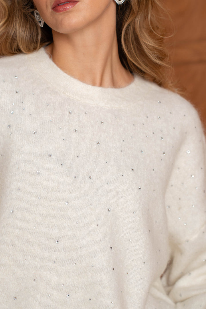 Pull à strass laine cachemire Stella 2630 - GS2630 / Taille