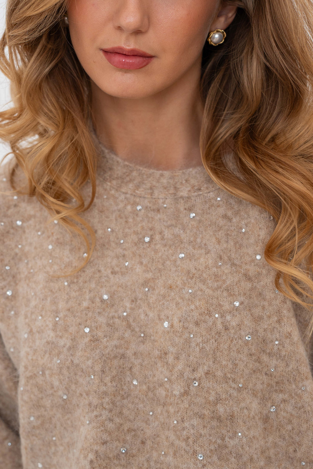Pull à strass laine cachemire Stella 2630 - GS2630 / Taille