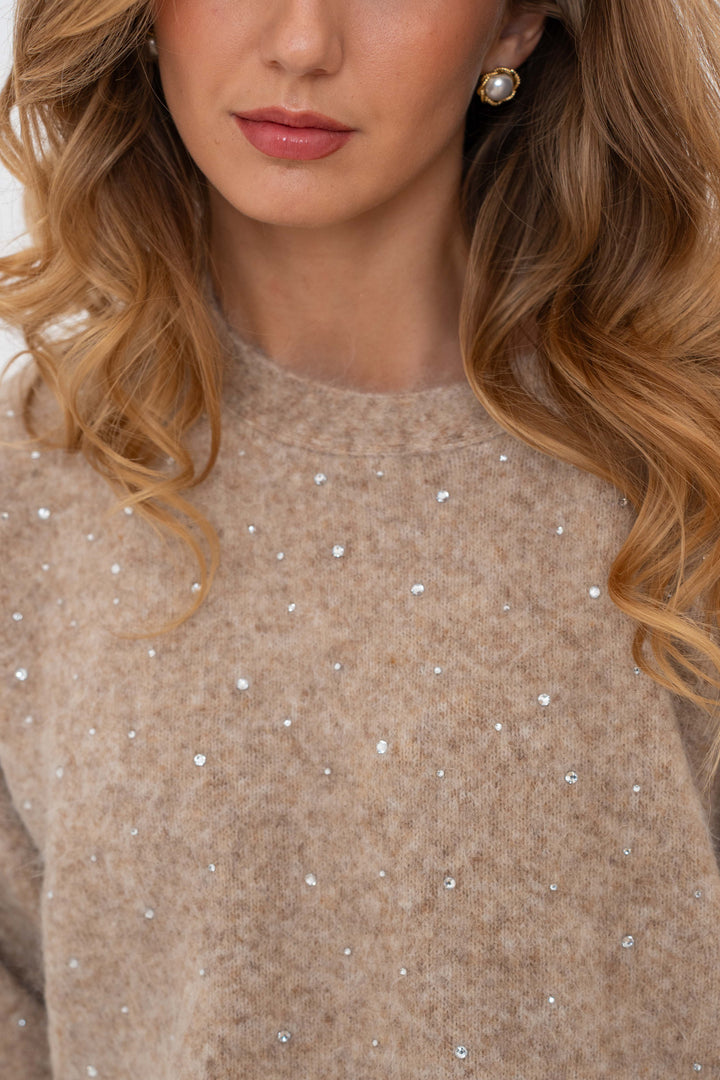 Pull à strass laine cachemire Stella 2630 - GS2630 / Taille