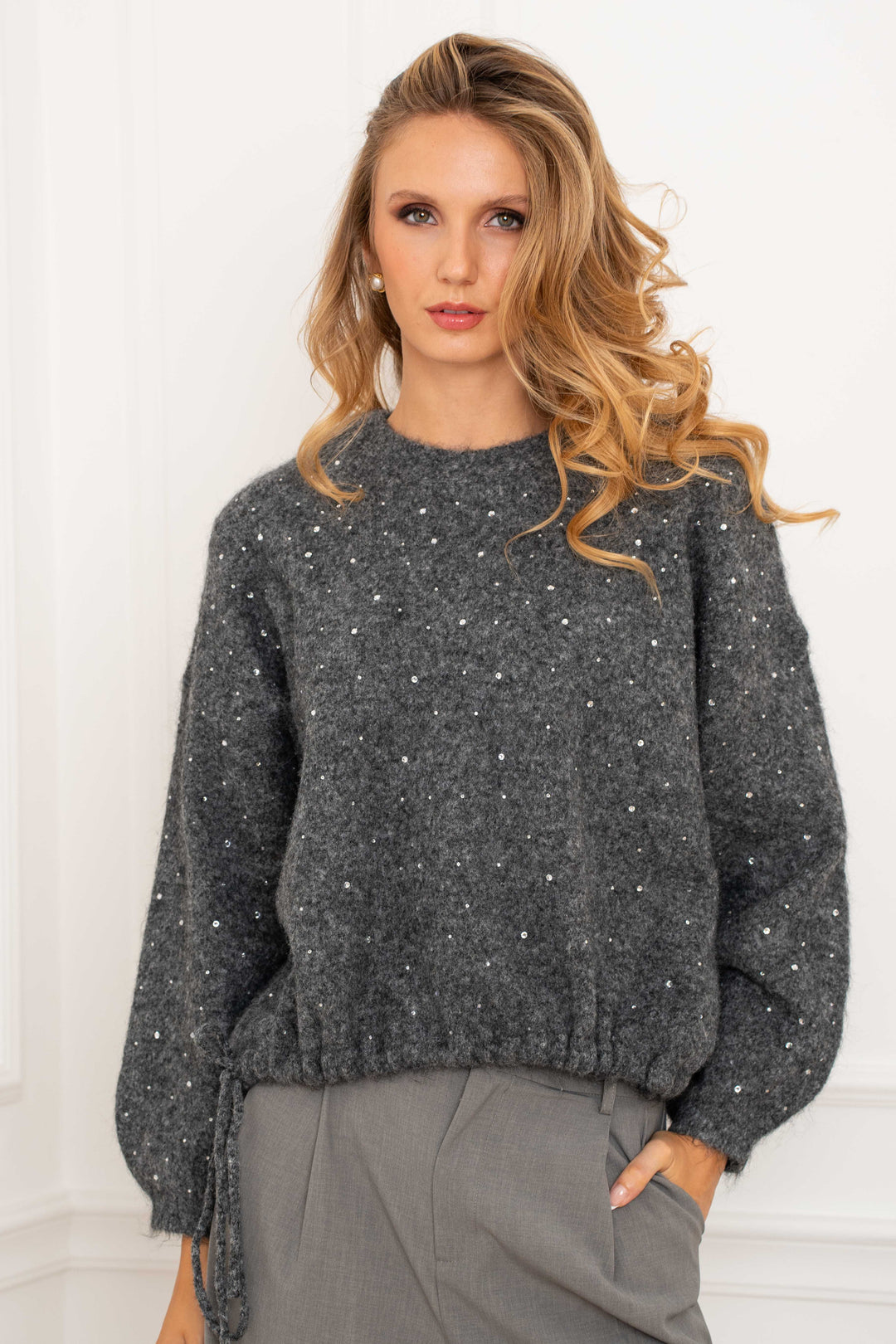 Pull à strass laine cachemire Stella 2630 - GS2630 / Taille
