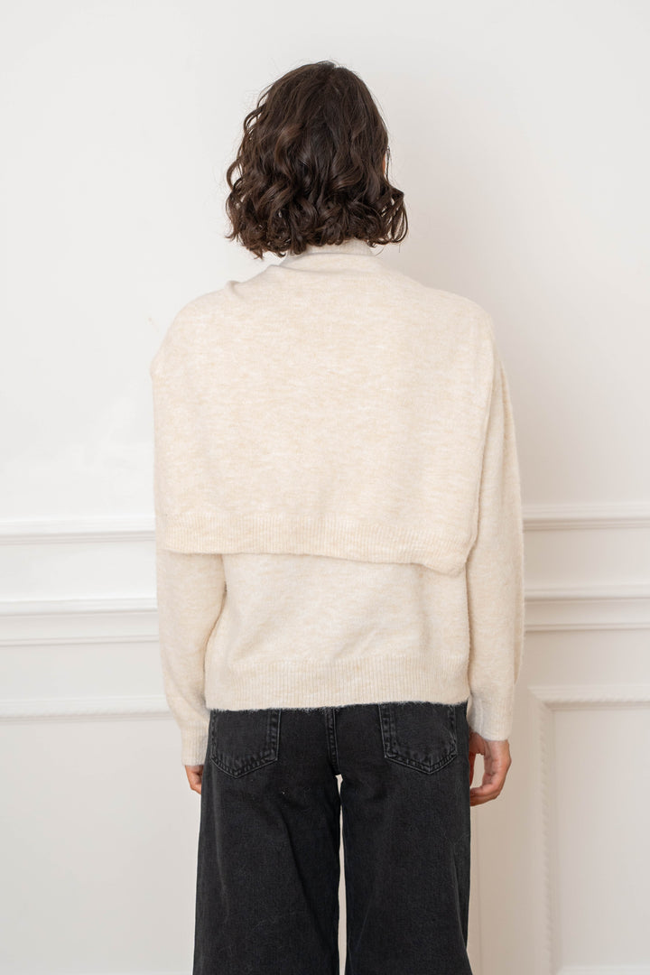 Pull avec accessoire épaules Mona 2686 - GS2686 / Taille