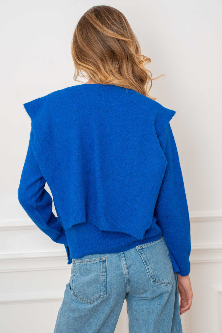 Pull avec accessoire épaules Mona 2686 - GS2686 / Taille