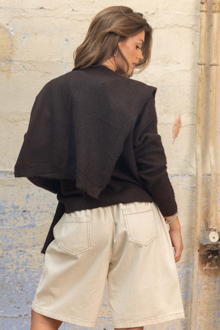 Pull avec accessoire épaules Mona 2686 - GS2686 / Taille