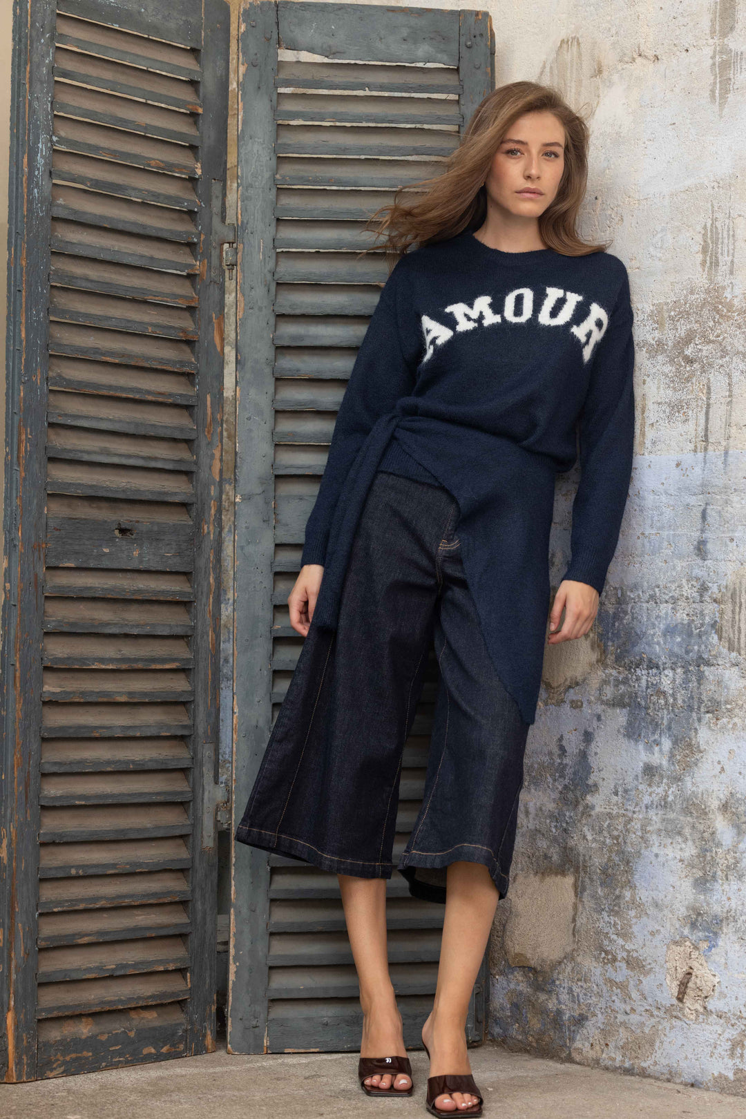 Pull avec accessoire épaules Mona 2686 - GS2686 / Taille