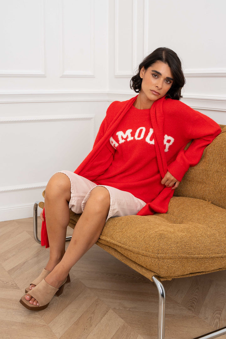 Pull avec accessoire épaules Mona 2686 - GS2686 / Taille