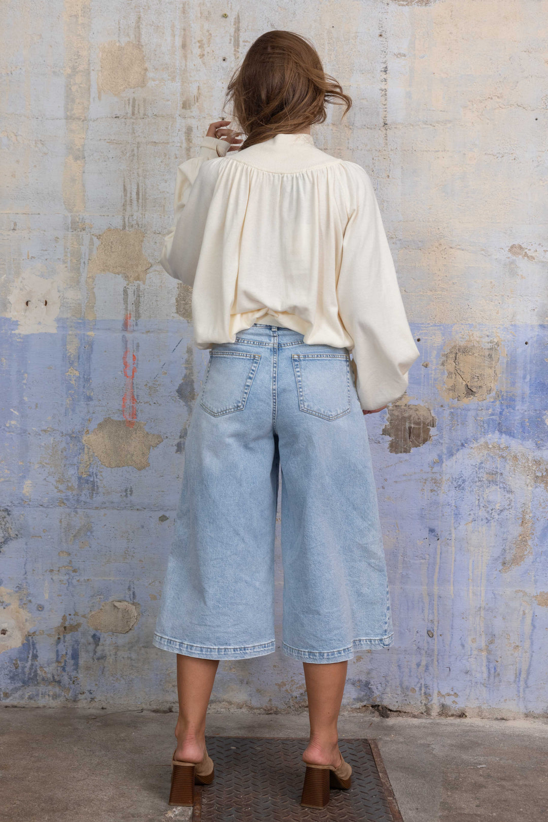 Pull Col Montant Drapé Lola 26011 - Taille unique: 36 au 42