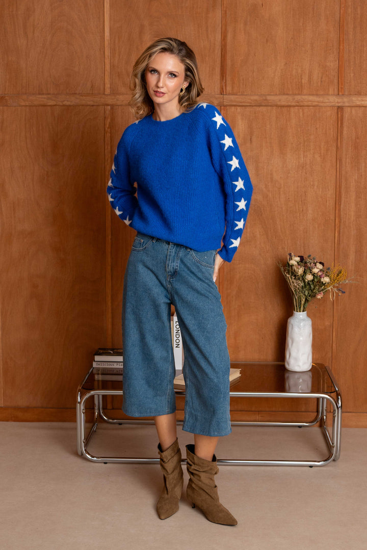 Pull en maille à étoiles Estrella 2685 - GS2685 / Taille