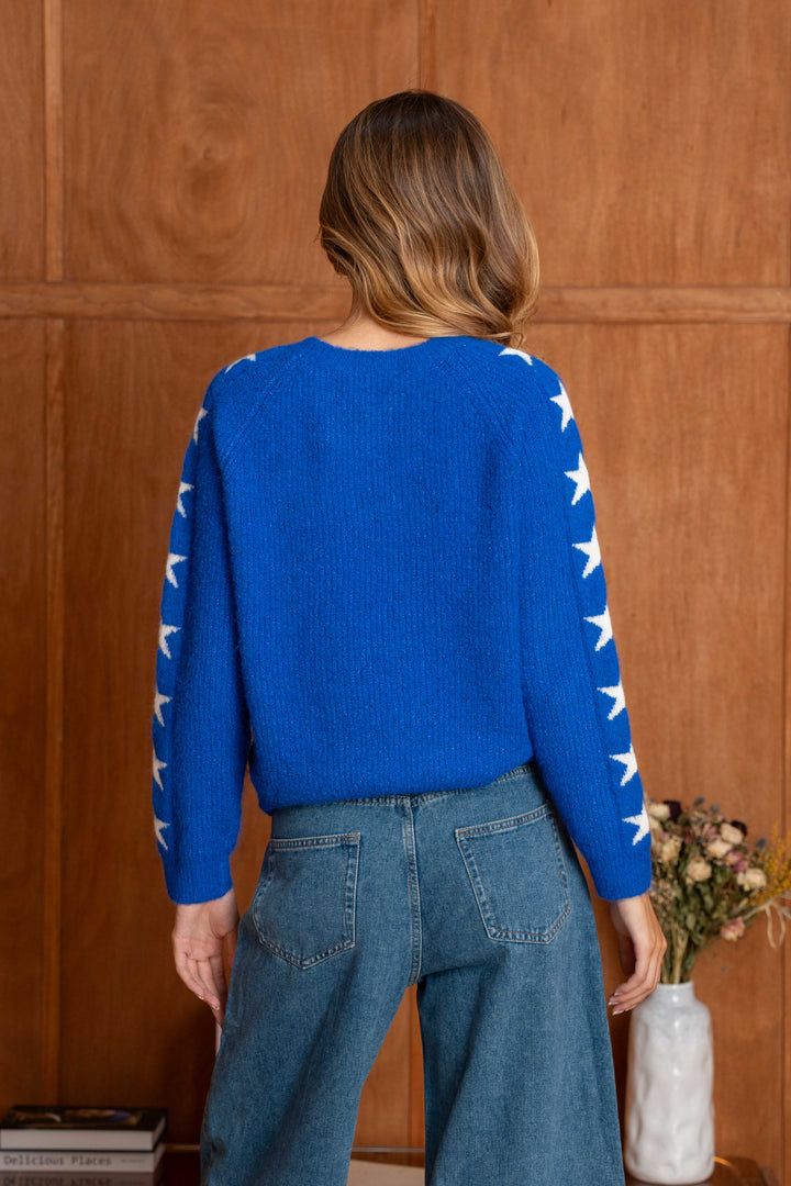 Pull en maille à étoiles Estrella 2685 - GS2685 / Taille