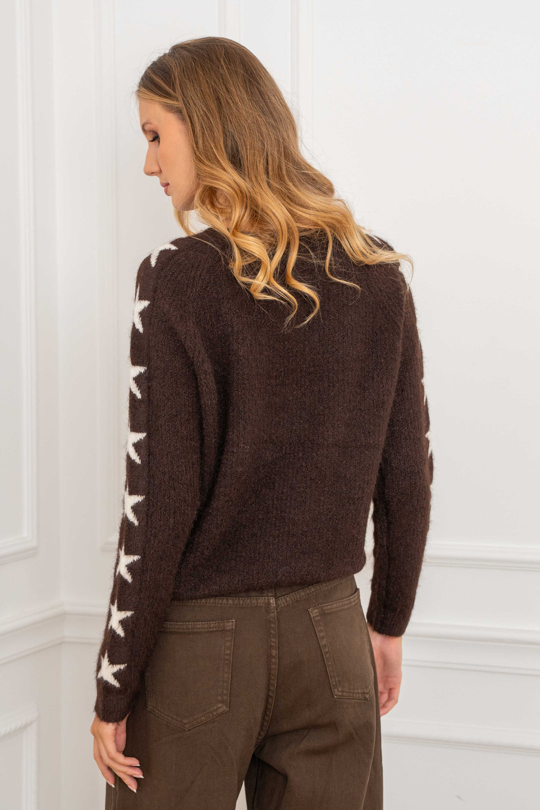 Pull en maille à étoiles Estrella 2685 - GS2685 / Taille